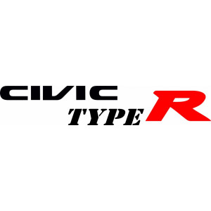 Наклейка на авто Civic Type R. Honda версия 2