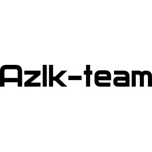 Наклейка на авто Azlk-team