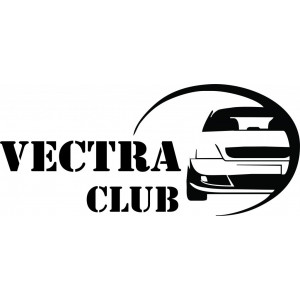 Наклейка на авто Vectra Club версия 1