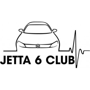 Наклейка на авто Volkswagen Jetta 6 Club