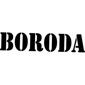 Наклейка на авто Boroda. Борода