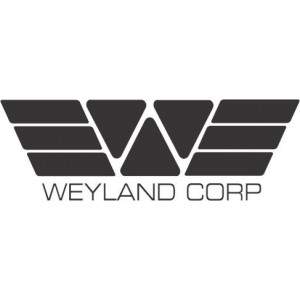 Наклейка на авто Weyland corp logo версия 2