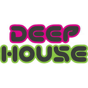 Наклейка на авто Deep House версия 1