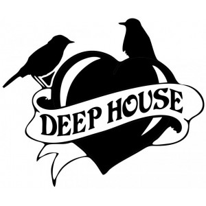 Наклейка на авто Deep House версия 4 Птицы