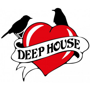 Наклейка на авто Deep House версия 4 Птицы полноцветная