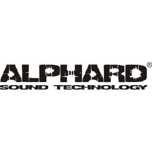 Наклейка на авто Alphard sound technology версия 2