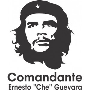 Наклейка на авто Comandante Ernesto Che Guevara версия 3