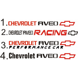 Наклейка на авто Chevrolet Aveo