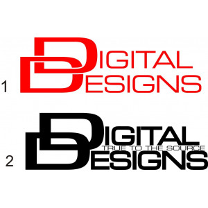 Наклейка на авто Digital Designs версия 1