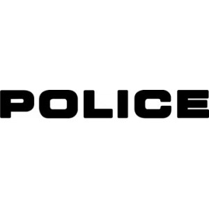 Наклейка на авто Police