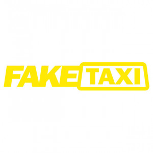 Наклейка на авто Fake Taxi одноцветная плоттерная