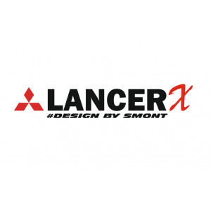 Наклейка на авто Lancer design by smont