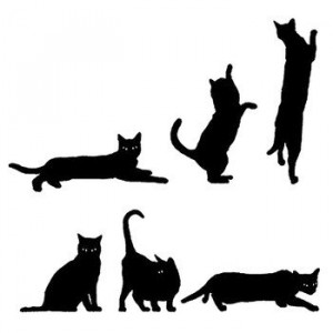 Наклейка для интерьера Резвые котята