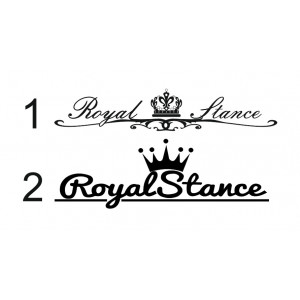 Наклейка на авто Royal Stance