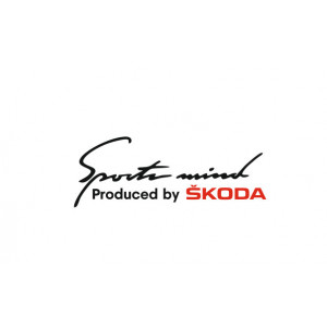 Наклейка на авто Sport mind Produced by SKODA