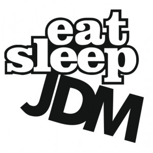 Наклейка на авто Eat Sleep JDM
