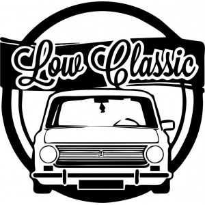 Наклейка на авто Low Classic