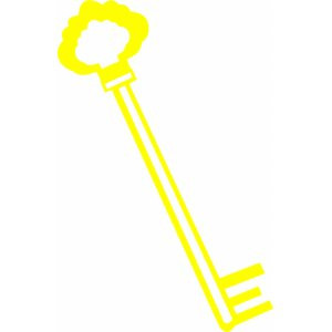 Наклейка на авто Ключ версия 1