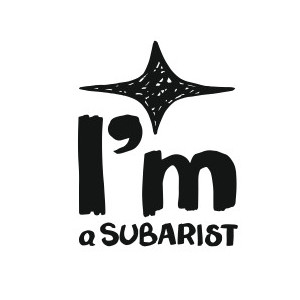 Наклейка на авто I'm a Subarist Я субарист версия 1 