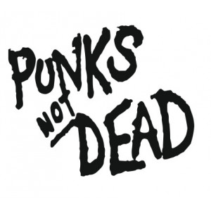 Наклейка на авто Punks Not Dead