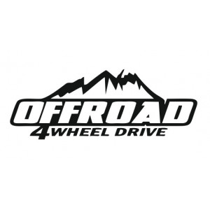 Наклейка на авто Off ROAD 4 Wheel Drive