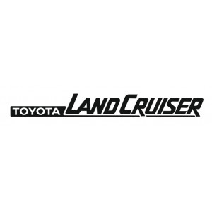 Наклейка на авто Toyota Land Cruiser
