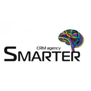 Наклейка на авто Smarter CRM agency