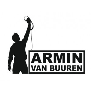 Наклейка на авто Armin Van Buuren версия 2 Армин Ван Бюррен