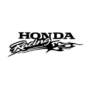 Наклейка на авто Honda Racing
