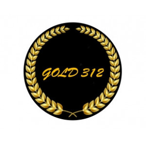 Наклейка на авто Gold 312