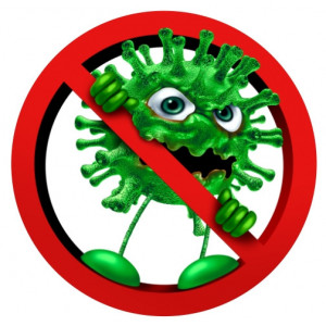 Наклейка на авто Stop Coronavirus Коронавирус версия 3
