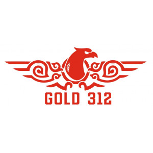 Наклейка на авто Орел Gold 312