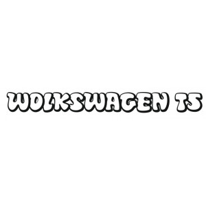 Наклейка на авто wolkswagen ts