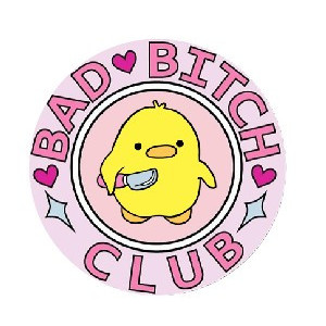 Наклейка на авто Bad Bitch Club