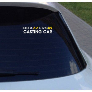 Наклейка на авто Brazzers Casting Car