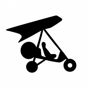 Наклейка Микролайт-трайк на автомобиль. Авиаспорт Наклейка Микролайт-трайк на автомобиль. Авиаспорт